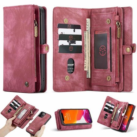 CaseMe Plånboksfodral med magnetskal för iPhone 12/12 Pro - high quality