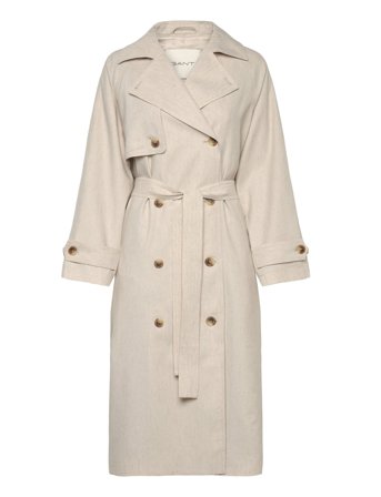 GANT | Linen Blend Trench Coat | XL