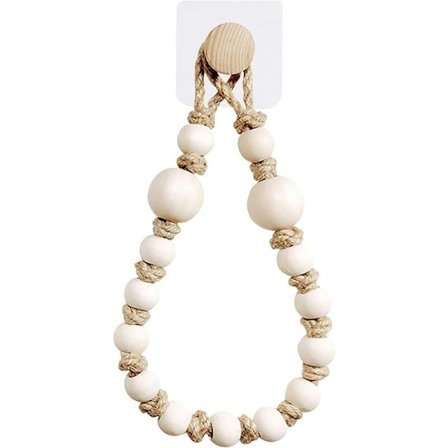 Rullhållare, Toalettpappershållare Väggmonterad Pappershållare, Badrum Självhäftande Handdukshållare, för Toaletter Garderober Kök(Jute Färg)