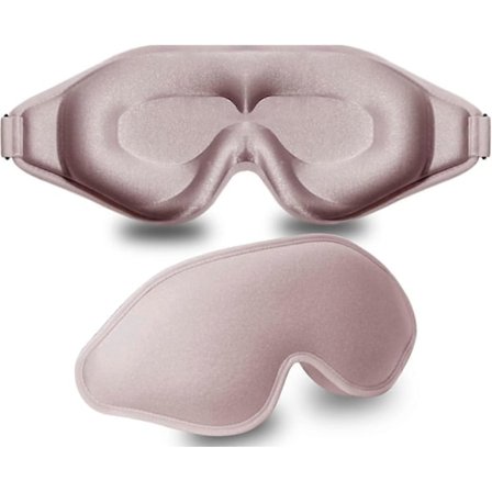 Unimaski, 3D syvät muotoillut silmäsuojat nukkumiseen, 99 % valoa estävä silmämaski, nolla silmänpainetta kuppiside miehille ja naisille, 