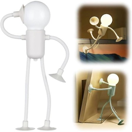 Formbar Morsom Sportsmann Nattlampe, DIY Form Nattlamper