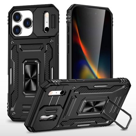 iPhone 17 Pro Skal med Armor PC + TPU Kameraskydd
