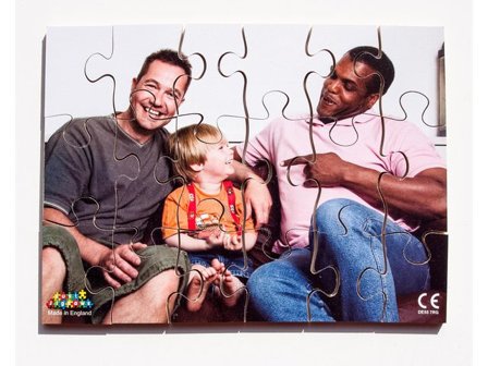 Pussel olika familjer 8 olika pussel - Lyreco - Skola och förskola - Lekmaterial - Pussel - Askpussel