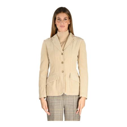 Aspesi - Blazer - Beige - Dam - Storlek: M, Dam, Storlek: M