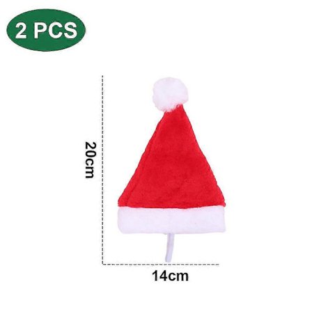 Kjæledyr Julenisselue, Hunde- og Kattehatter, Røde Julenisseluer