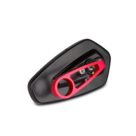 SNELL Neo Bar-end Rearview Mirror Red