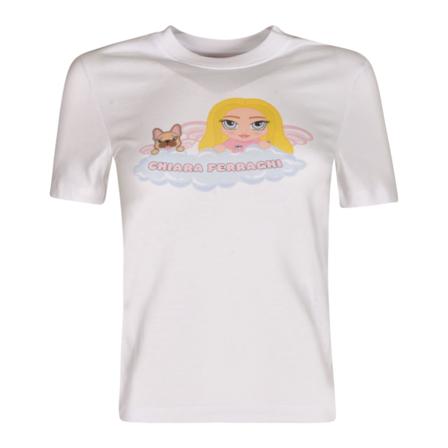 Chiara Ferragni Collection Chiara Ferragni T-shirts and Polos White Hvid, Dame