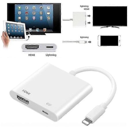Lightning Digital AV-adapter 8-pin Lightning til HDMI-kabel for iPhone 8 7 X iPad