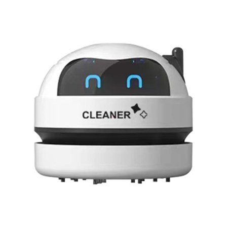 Dammsugare Barn Skrivbord Mini Laddning Dammsugare Smulor Gummi Tangentbord Rengörare Bärbar Automatisk Dammsugare FAN20240461(Vit)