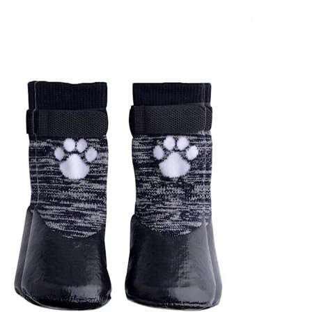 Hundstrumpor Anti Slip med Remmar Dragkontroll Vattentät Tass