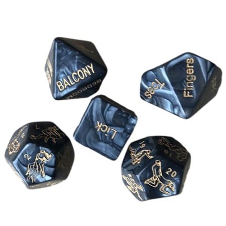 5 st Naughty Date Night-tärningar Set För Vuxen Lätt Date Night Idé Leksak För Hustru Man