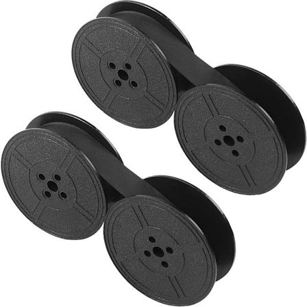 2 par - universelle skrivemaskinebånd - skrivemaskinebånd - m/ dobbelt spole - dobbelt spolebånd