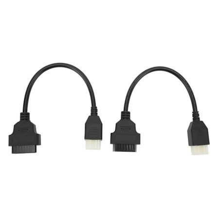 Delphi Moottoripyörän Diagnostiikkaskannerikaapeli 6 Pin OBD2 Korvaava 2KPL