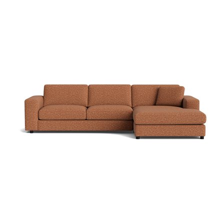 Oasis chaiselong sofa, højrevendt - Puente Brun Terracotta - 294x151x79 - Sofa, chaiselong