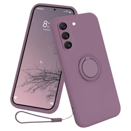 Samsung Galaxy S24 Skal Med Ringhållare Lila
