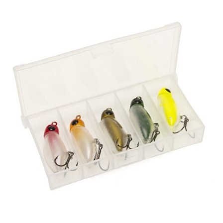 5 st Konstgjorda Flugor Flytande Insektsfiske Bete Wobbler för Öring