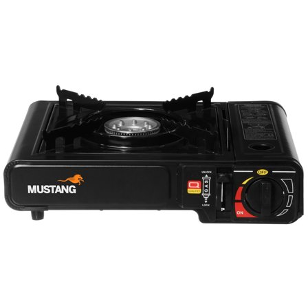 Mustang Bærbar gasskomfyr' - 'Svart