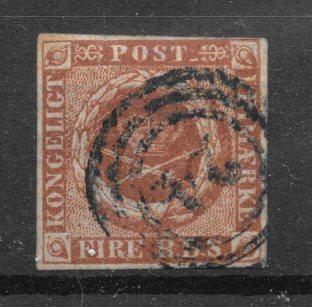 Danmark 1854 - AFA IIIe - Stemplet