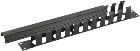Lanview by Logon - rackkabelorganisator - sliding cover - 1U