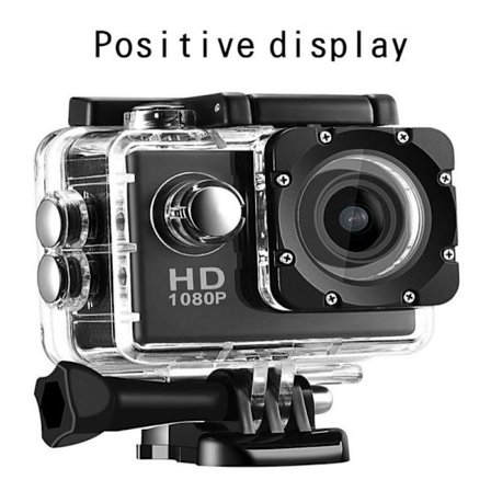 Actionkamera 4K 1080P 12MP EIS Urheilutoimintakamera PC-verkkokamera 30m/98ft Vedenpitävä vedenalainen DV-videokamera lisävarustesarjalla-XF4-