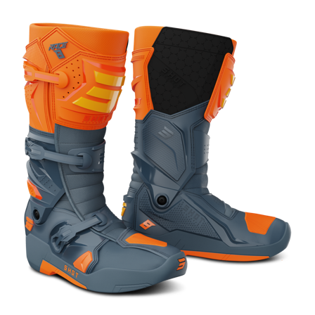 Crossstiefel Shot Race 8 Grau/Orange 39