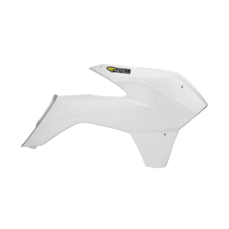 Osłona Chłodnicy Cycra Powerflow Biała - KTM 125 SX 2013-2015