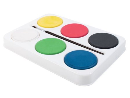 PLAYBOX Palett med färgpuckar, ø57mm - Lyreco - Skola och förskola - Målarfärg och tillbehör - Färgblock