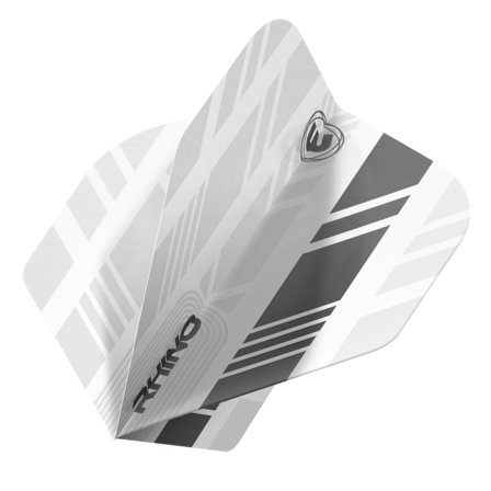 Winmau Darts Flights Rhino Standard Extra Thick 35% White Grey 9 Pieces - Professional Grade - Long-lasting - Durable Flight