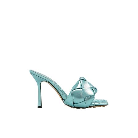 Bottega Veneta High Heel Sandaler Blå, Dame Stiletter, Størrelse: 39 EU