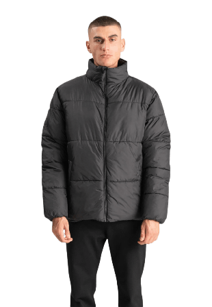 TeeShoppen Pufferjacka Vinterjackor Herr Svart XL