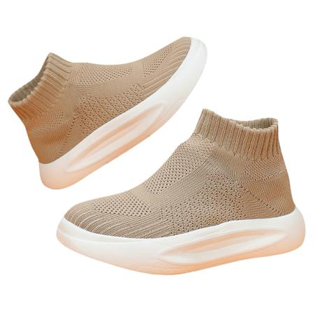 Sneakers Med Rund Tå För Barn Mellansneakers