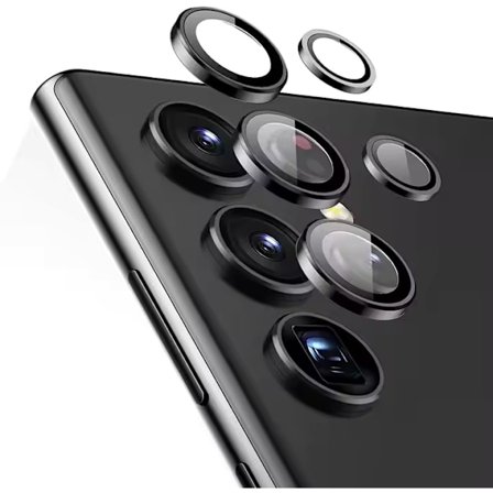 Samsung S24 ULTRA Linsebeskyttelse Kamerabeskyttelse i Hærdet Glas