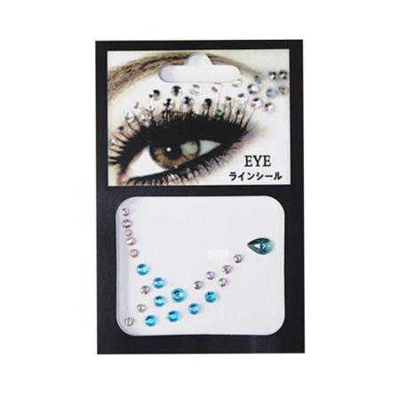 Diy Rhinestone Stickers Set 1-ark #05 Flerfärgad