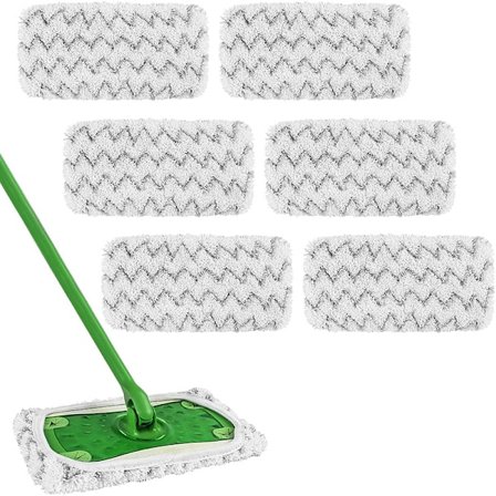 Ersättande Tygskydd för Swiffer Mopp, 6-pack