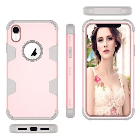 iPhone XR - Elegant Hybridskal (Rugged Robot)