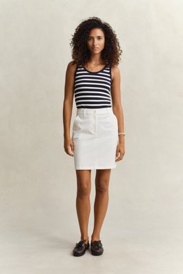 GANT - Chinoskjørt til dame eggshell