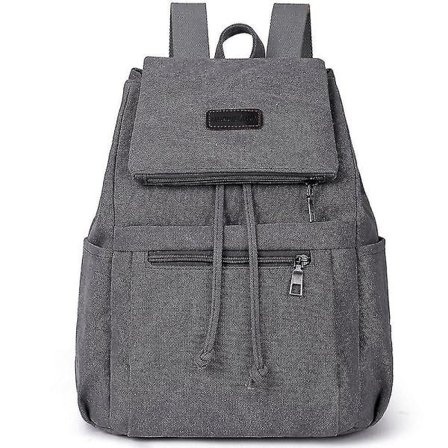 Canvas ryggsäck dam Retro ryggsäck