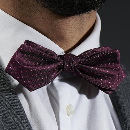 Mini Dot Self-Tie Bow Tie for Men - Self-tie bow ties