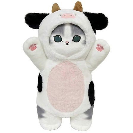 Kawaii Cat Mofusand Plussj 50cm Søt Tegneserie Dyr Plussj Katt Myk Stoppet Dukke Fluffy Stoppet Pute Puter Leke Barn Gave - WELLNGS