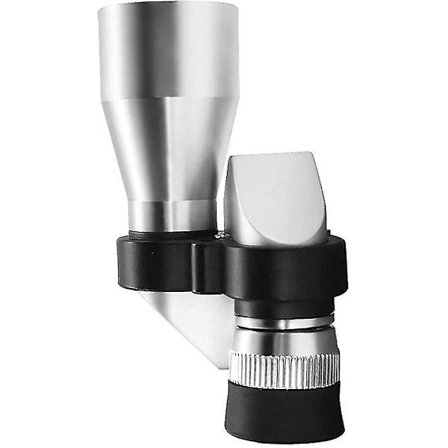 Monokular Teleskop 8x20 Høj Effekt Udendørs Natur Observation Fiskeri Metal Lomme Teleskop Sort, Sølv 1 stk