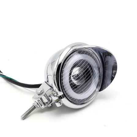 12V Bärbar Motorcykel Angel Eye LED-strålkastare Motorcykel Bakblinker LED-lampa Motorcykeltillbehör