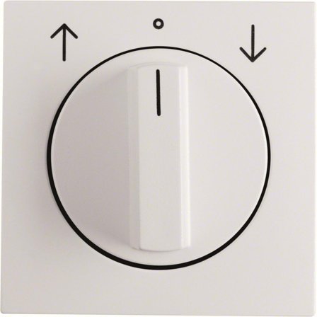 Hager 1080190900 Centrumbricka vit, Strömbrytare & vägguttag