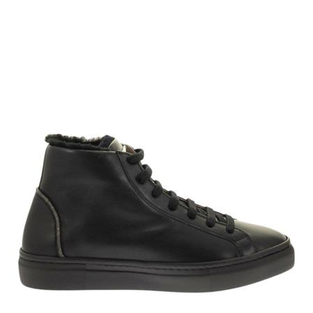 Fabiana Filippi Leather trainers svart, Dam Sneakers, Dam, Storlek: 38 EU