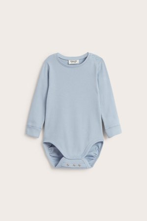Kappahl | Ribattu vauvojen body | Vaaleansininen