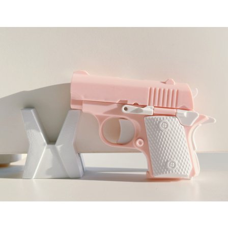 Mini 1911 3D-printet Fidget Gun Legetøj - Stress Relief ABS-plastikgave til børn