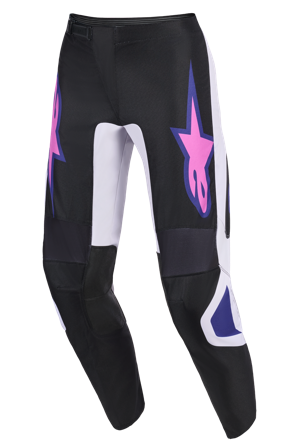 Pantaloni Motocross Alpinestars Fluid Grid negru/gri/mov 38