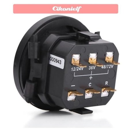 LED batterilevetidsindikatorer med timetæller til 12V/24V/36V/48V/72V golfvogne