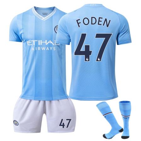 23-24 Manchester Cityn lasten jalkapallopaita nro 47 FODEN kids 22(120-130cm)