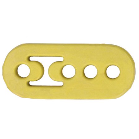 12mm pakoputken ripustin 4 reikää säädettävä polyuretaani puskuri iskunkestävä universaali keltainen