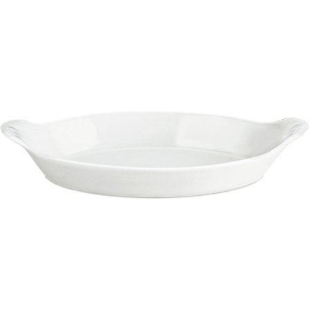 Pillivuyt Oval serveringstallerken nr. 8, 23 cm. - Hvid | KitchenOne